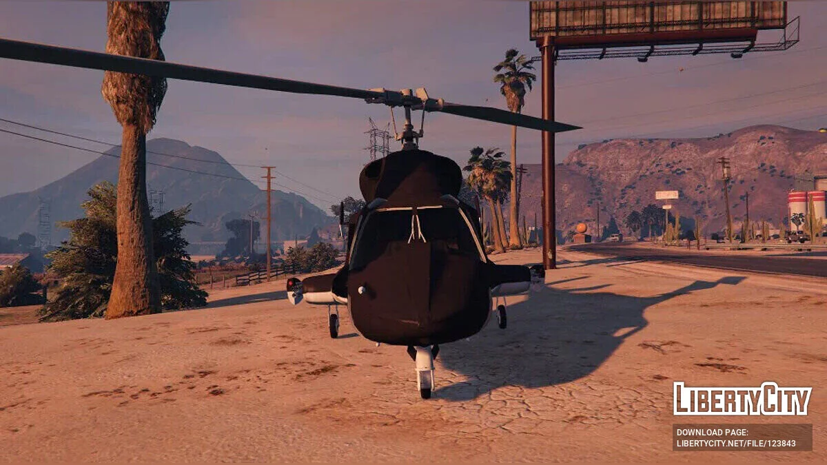 Вертолет из фильма Airwolf v3 / GTA 5