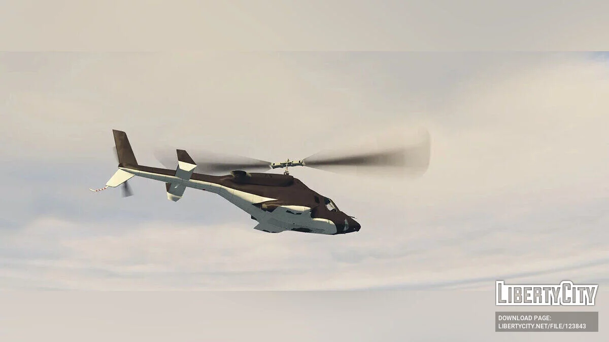 Вертолет из фильма Airwolf v3 / GTA 5