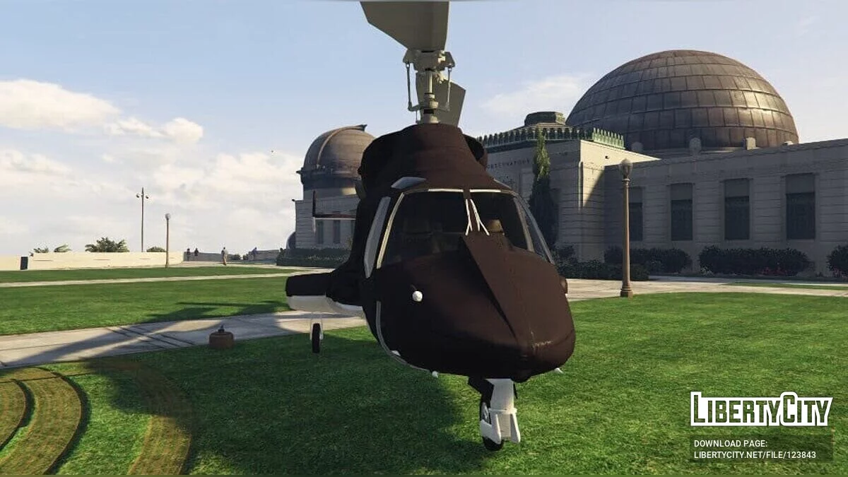 Вертолет из фильма Airwolf v3 / GTA 5
