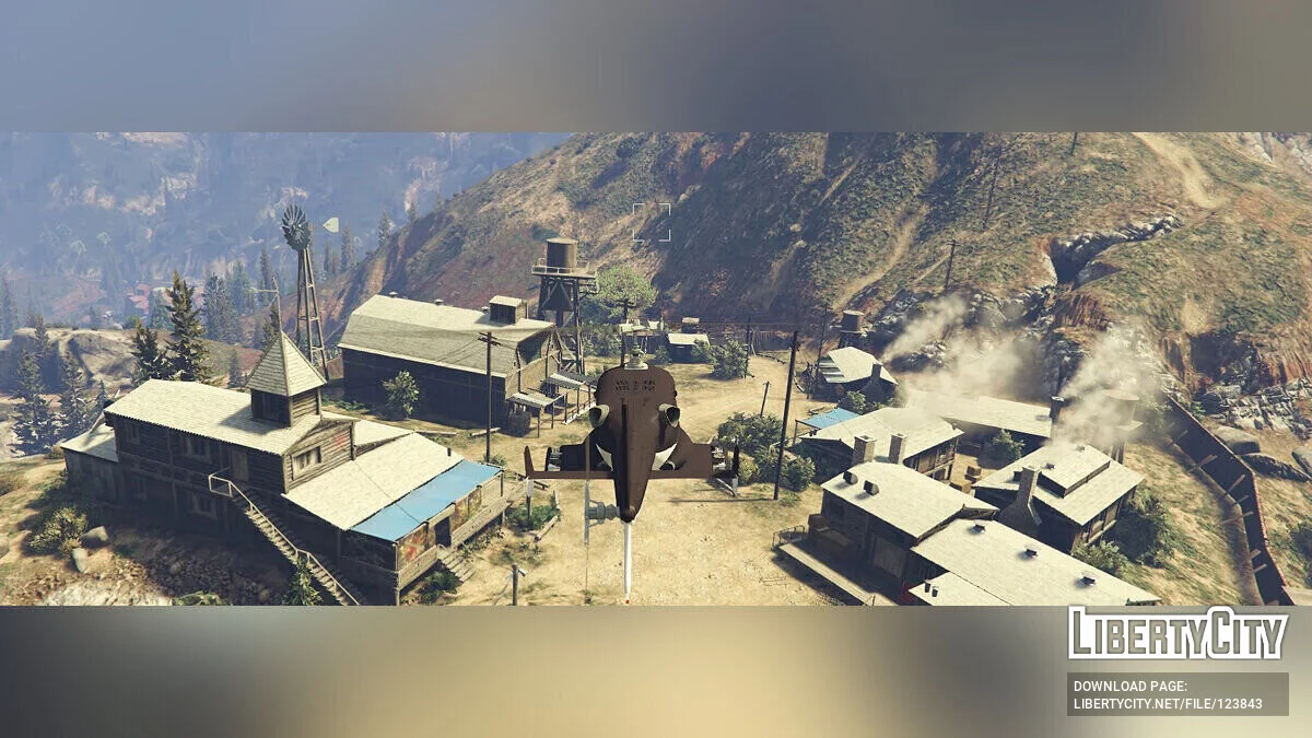Вертолет из фильма Airwolf v3 / GTA 5