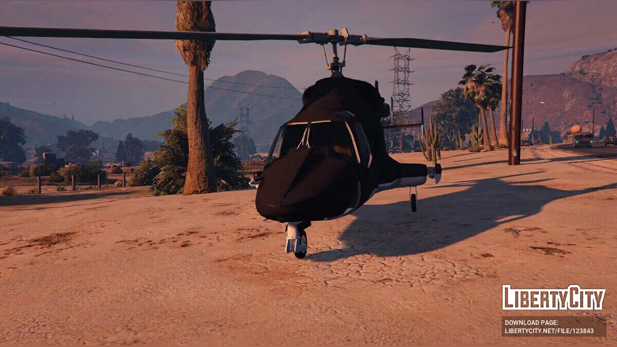 Вертолет из фильма Airwolf v3 / GTA 5