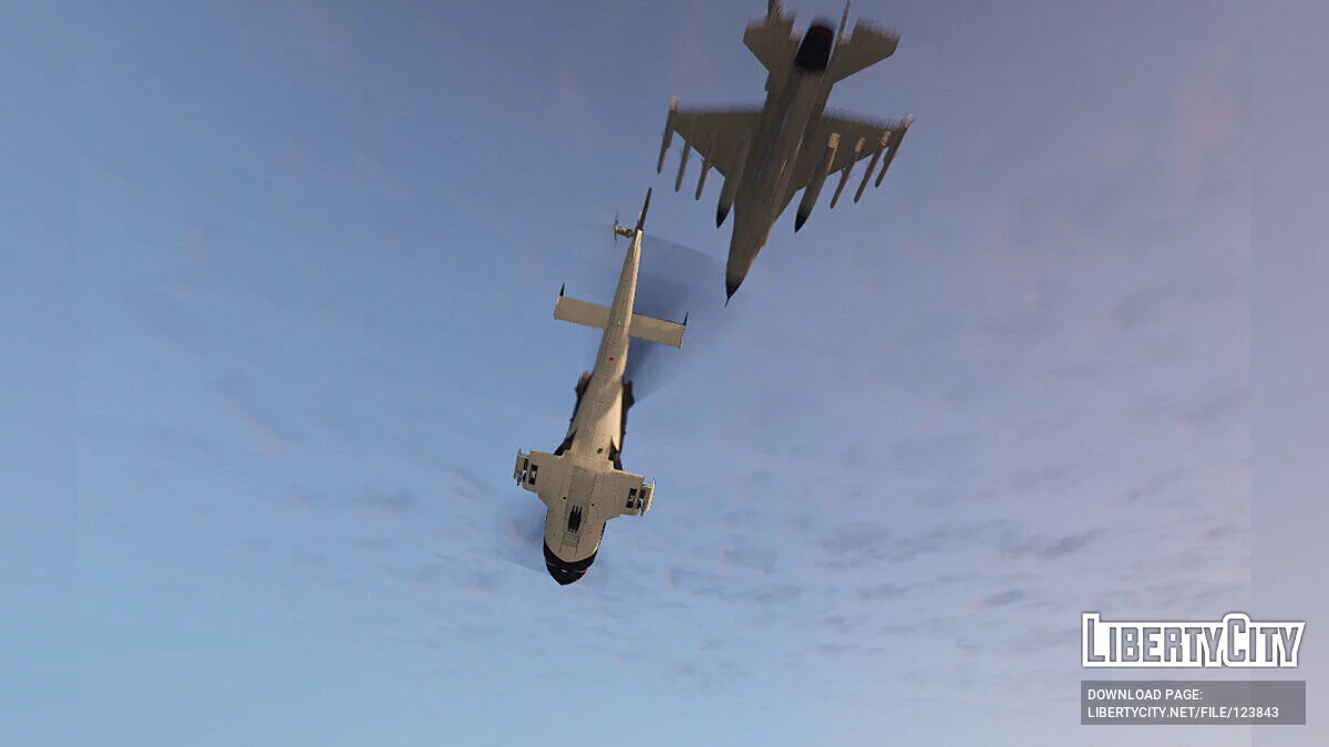 Вертолет из фильма Airwolf v3 / GTA 5