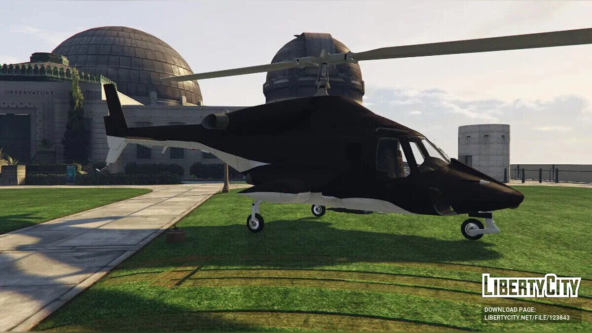 Вертолет из фильма Airwolf v3 / GTA 5