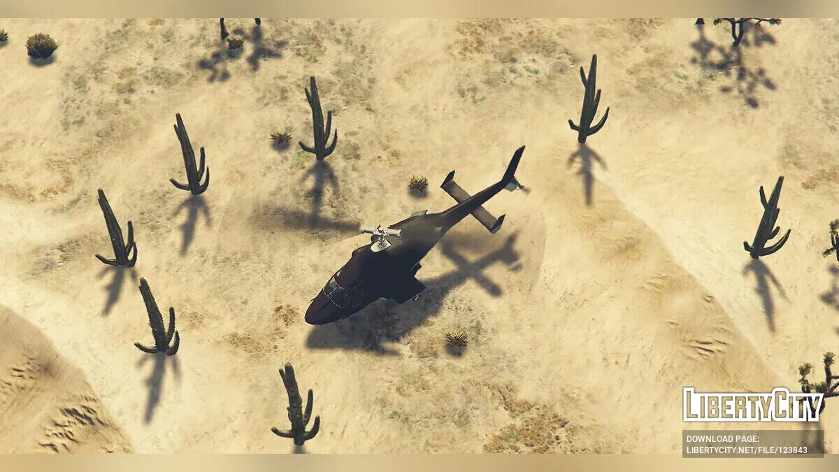 Вертолет из фильма Airwolf v3 / GTA 5
