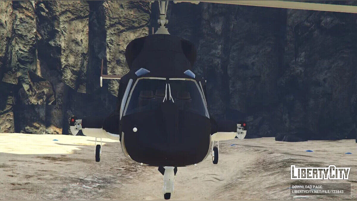 Вертолет из фильма Airwolf v3 / GTA 5
