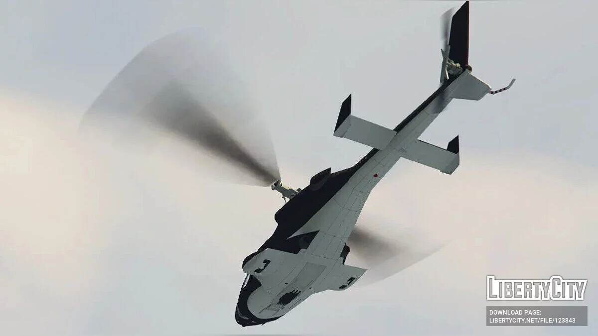 Вертолет из фильма Airwolf v3 / GTA 5