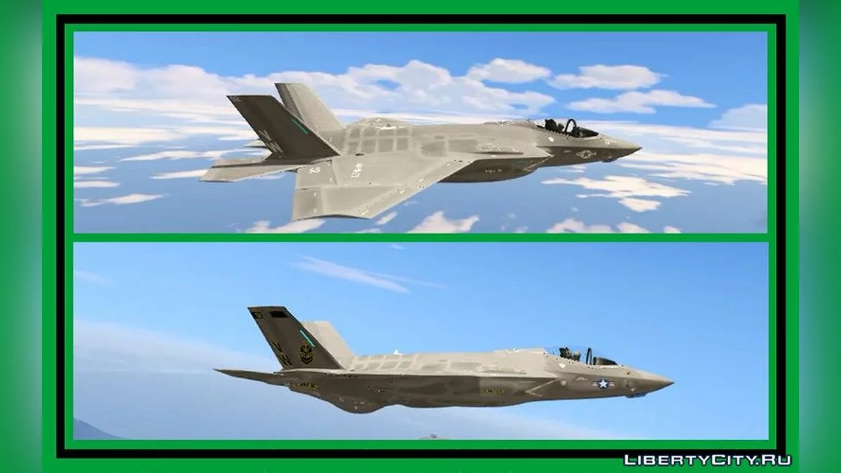Истребитель-бомбардировщик F-35C Lightning II / US Marine Corps 1.0 / GTA 5