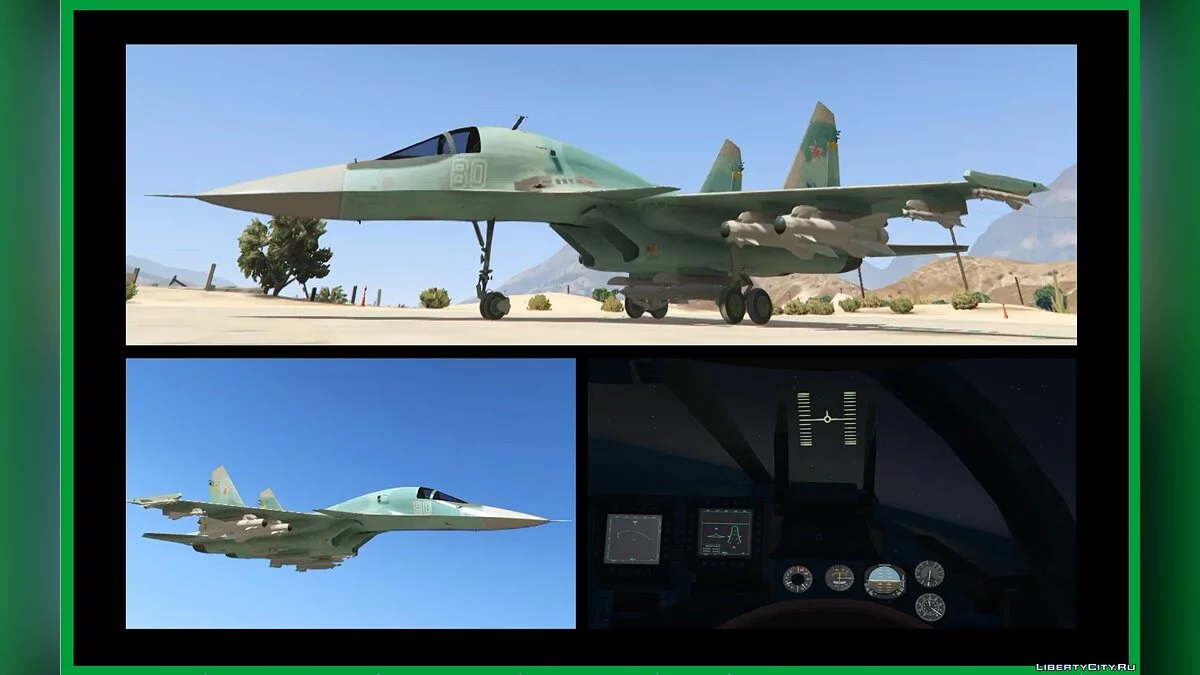 SU-34 [Add-On v2] 1.5 Custom Weapons / Missiles 3D / GTA 5