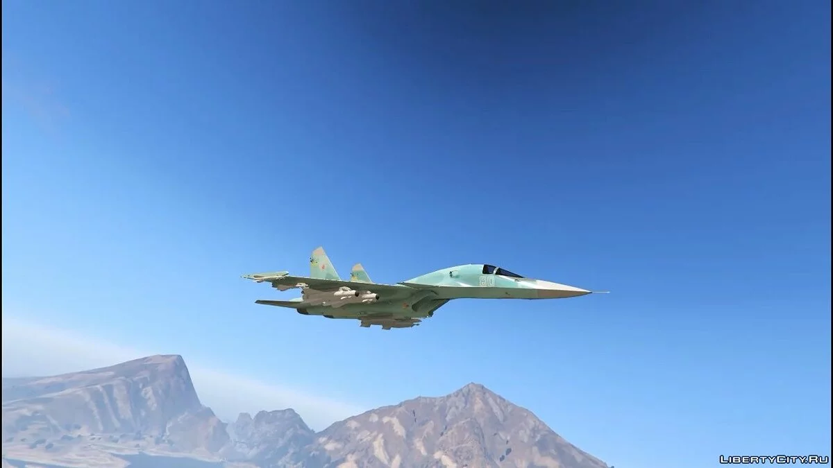 SU-34 [Add-On v2] 1.5 Custom Weapons / Missiles 3D / GTA 5