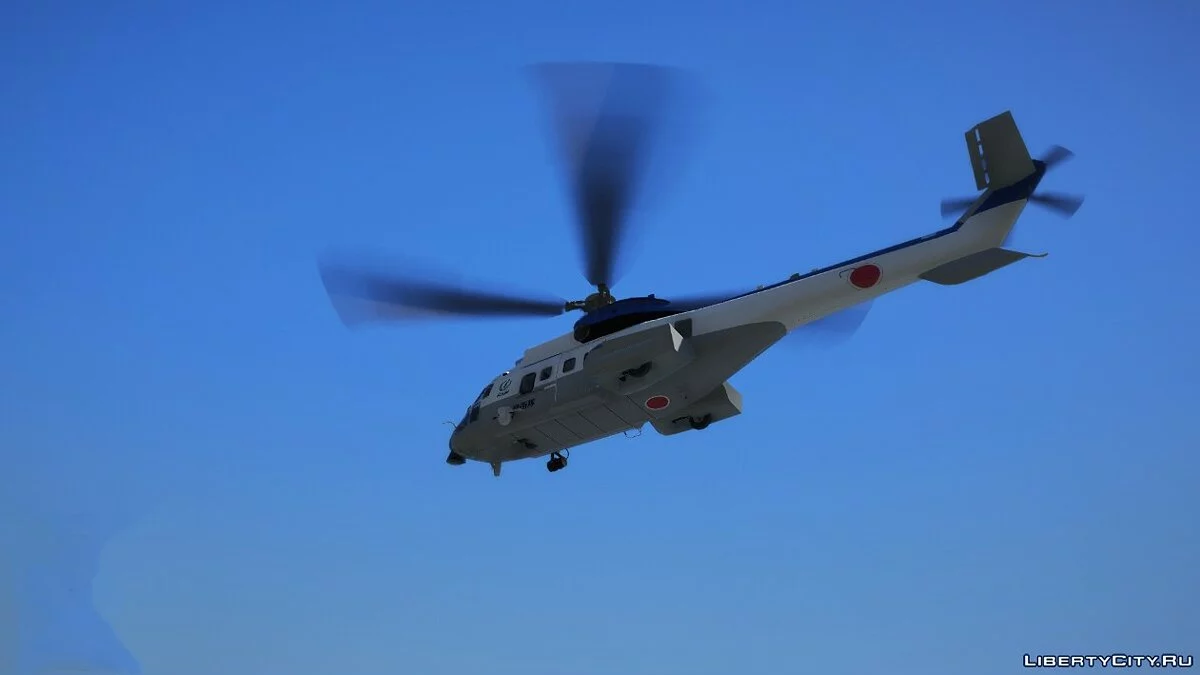 AS332L Super Puma - AS332L Super Puma - Вертолет морской пехоты Японии / GTA 5