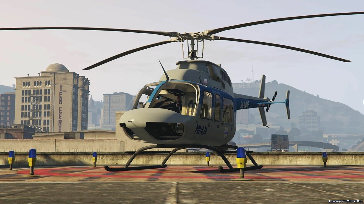 Скачать Bell 407 - Польский полицейский вертолет для GTA 5