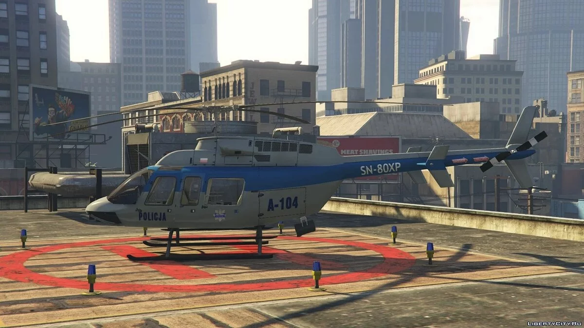 Bell 407 - Польский полицейский вертолет / GTA 5