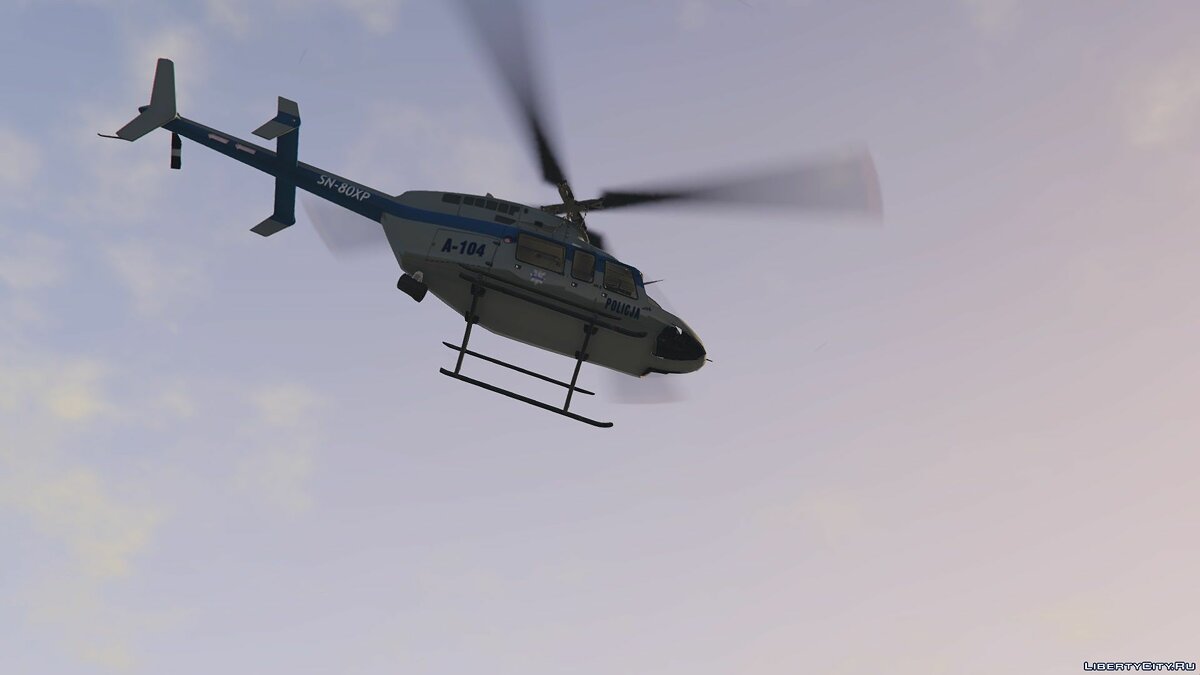 Скачать Bell 407 - Польский полицейский вертолет для GTA 5