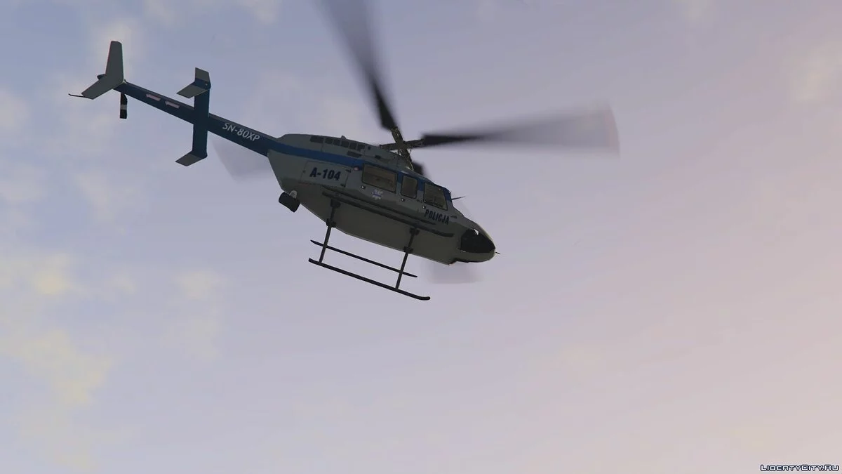 Bell 407 - Польский полицейский вертолет / GTA 5