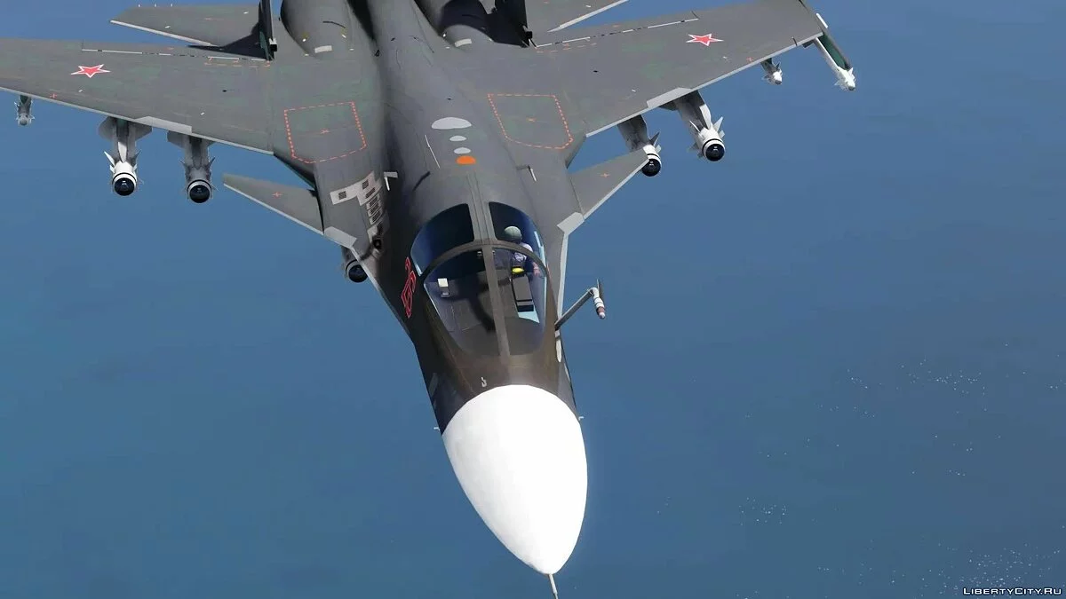 Su-34 Fullback [Add-On | Custom Weapons] 1.0 / GTA 5