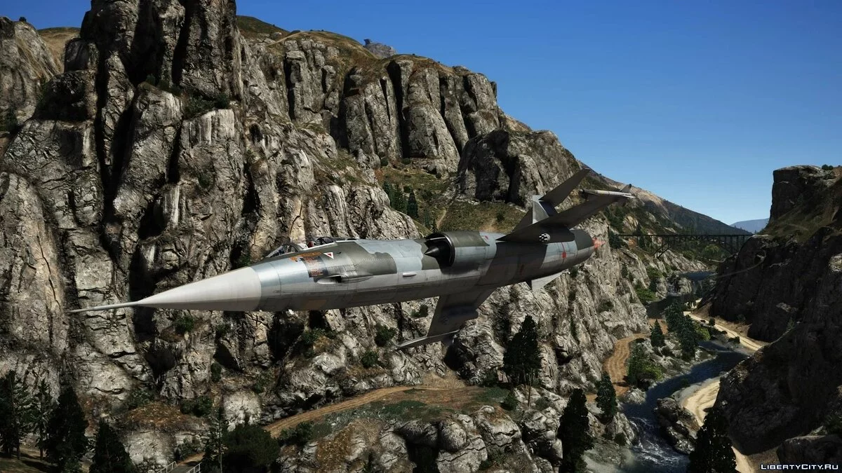 F-104C Starfighter [Add-On] 1.0 / GTA 5