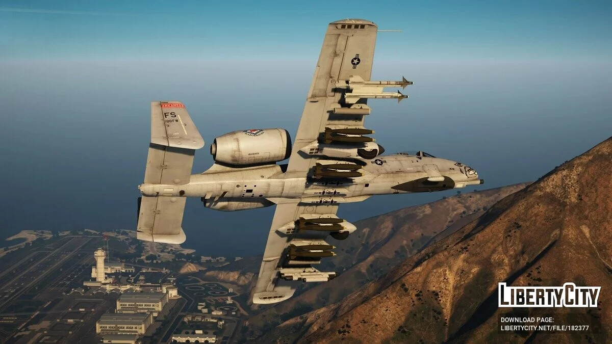 A-10C Thunderbolt II [Add-On | Custom Weapons] 1.1 / GTA 5