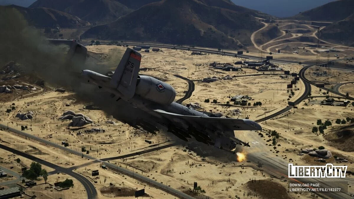 A-10C Thunderbolt II [Add-On | Custom Weapons] 1.1 / GTA 5