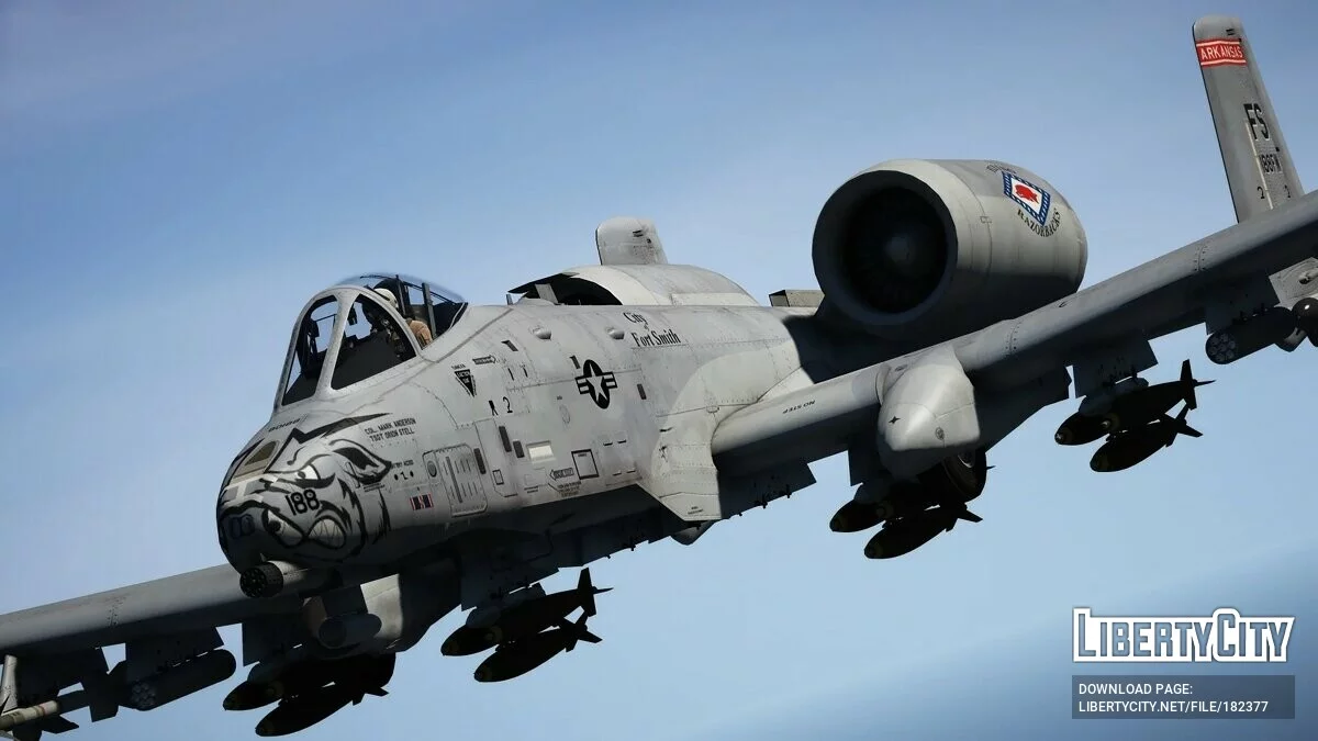 A-10C Thunderbolt II [Add-On | Custom Weapons] 1.1 / GTA 5