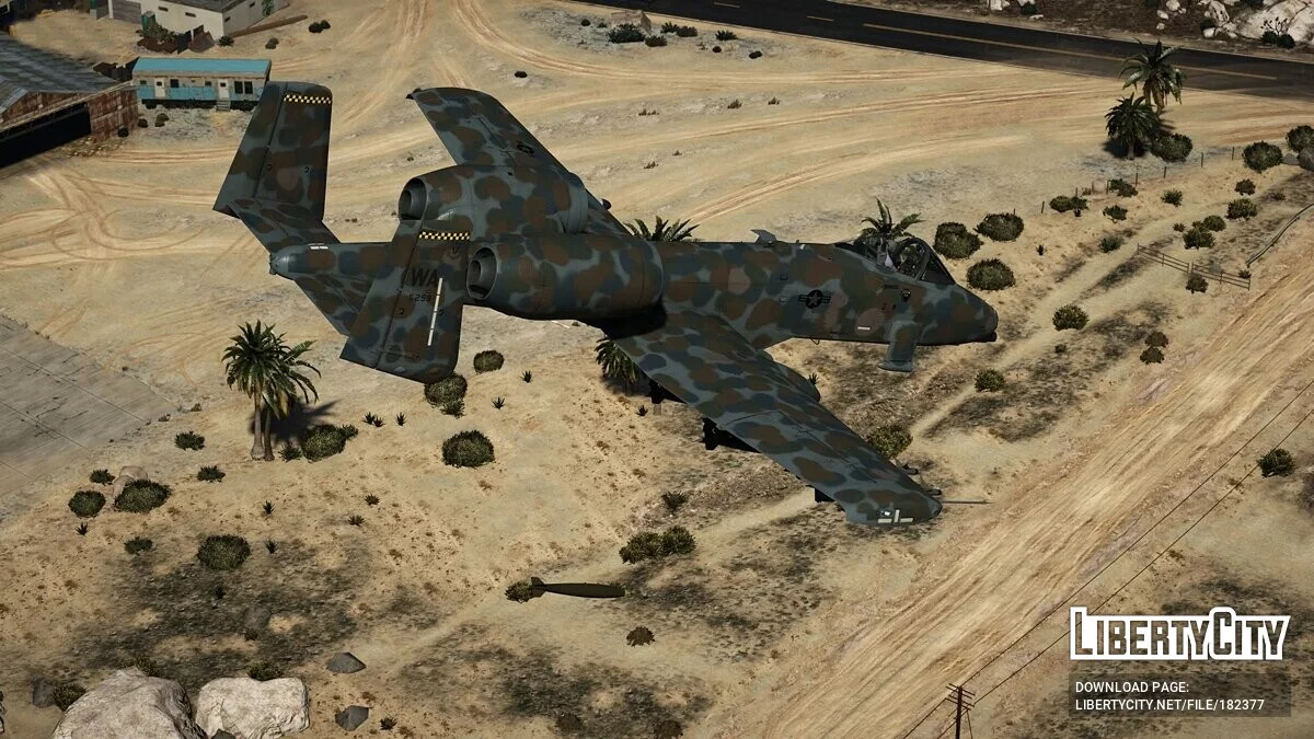 A-10C Thunderbolt II [Add-On | Custom Weapons] 1.1 / GTA 5