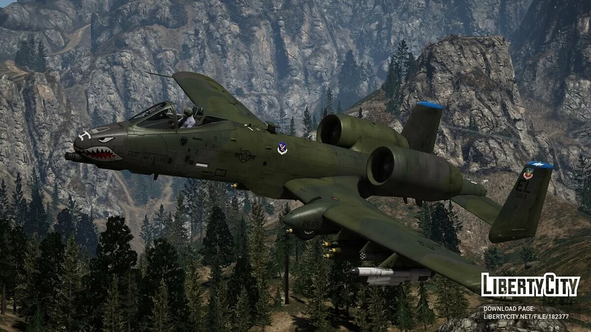 A-10C Thunderbolt II [Add-On | Custom Weapons] 1.1 / GTA 5