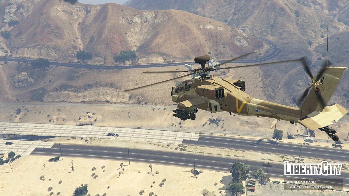 AH-64D Israeli Air Force / GTA 5