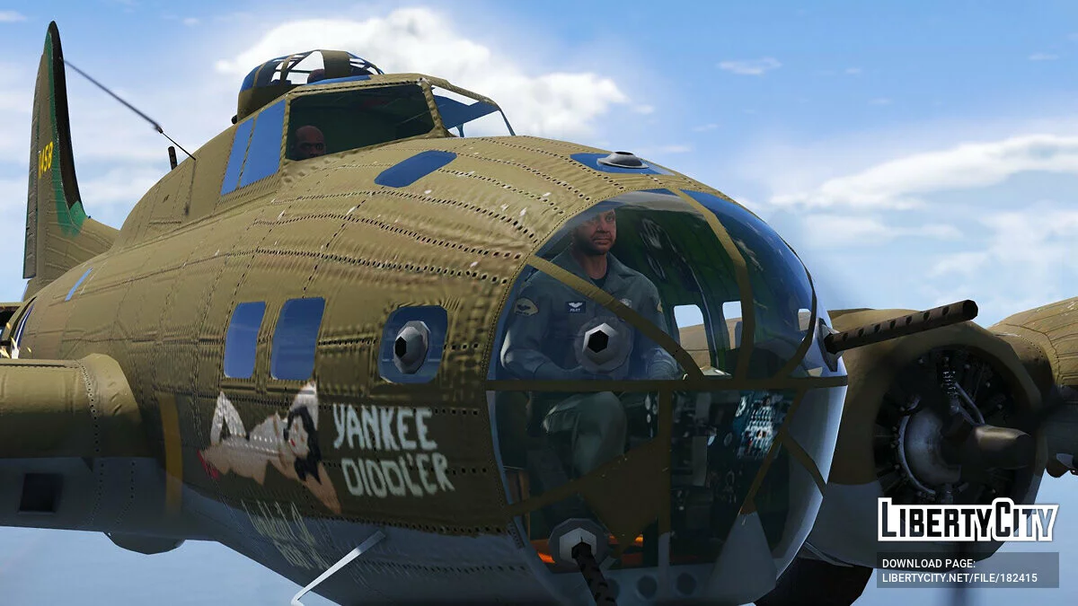 B-17E Flying Fortress [Add-On | Livery] 1.0 / GTA 5