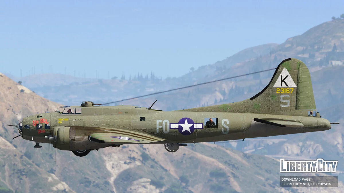B-17E Flying Fortress [Add-On | Livery] 1.0 / GTA 5