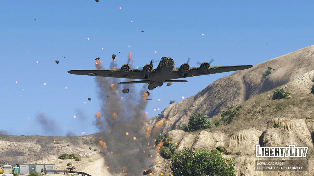B-17E Flying Fortress [Add-On | Livery] 1.0 / GTA 5