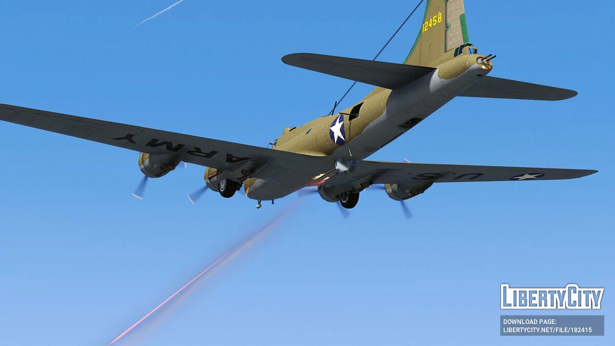 B-17E Flying Fortress [Add-On | Livery] 1.0 / GTA 5