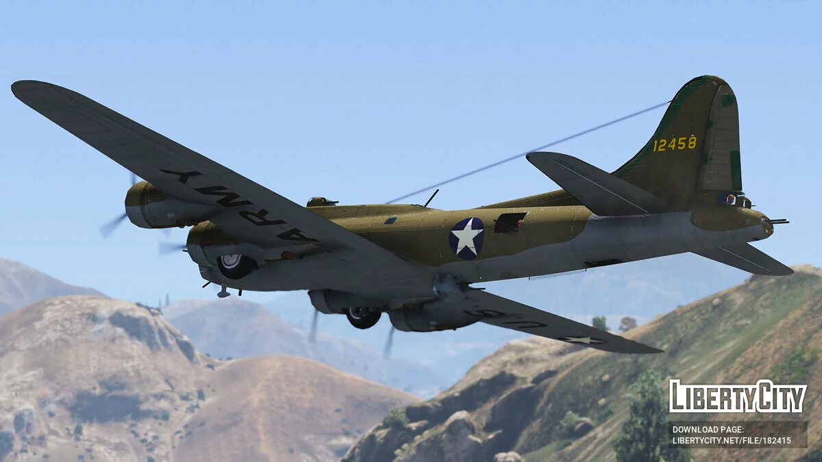 B-17E Flying Fortress [Add-On | Livery] 1.0 / GTA 5