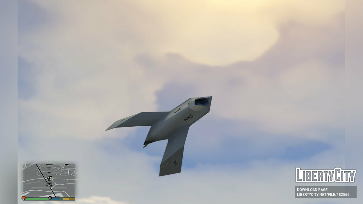 Скачать Boeing bird of prey [Add-On] 0.1 для GTA 5