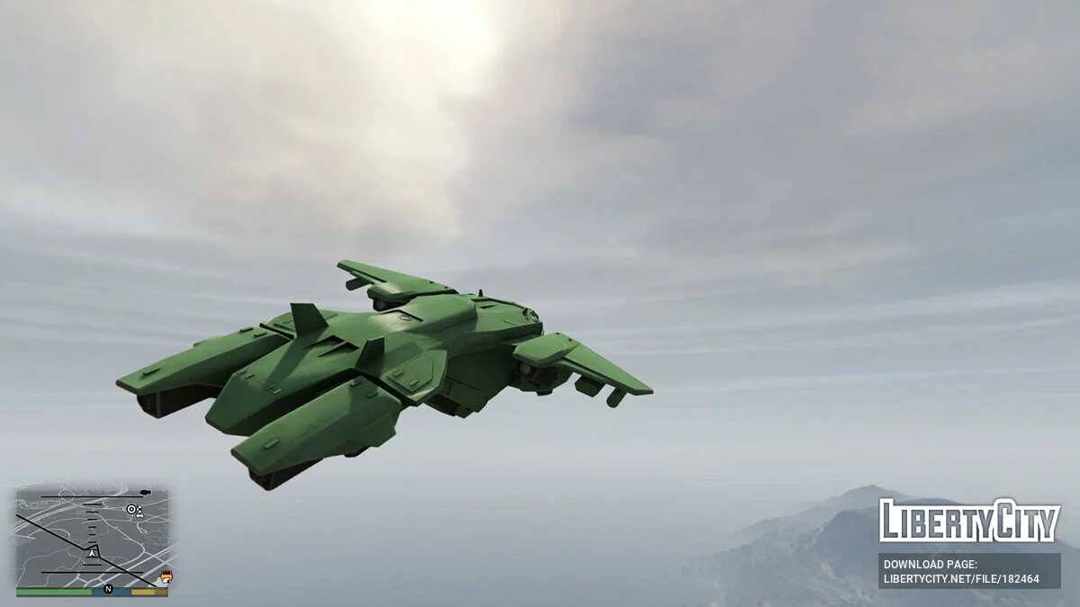 D77-TC Pelican dropship из Halo [Add-On] 0.2 / GTA 5