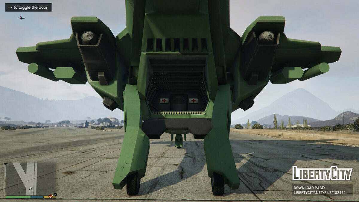 Скачать D77-TC Pelican dropship из Halo [Add-On] 0.2 для GTA 5