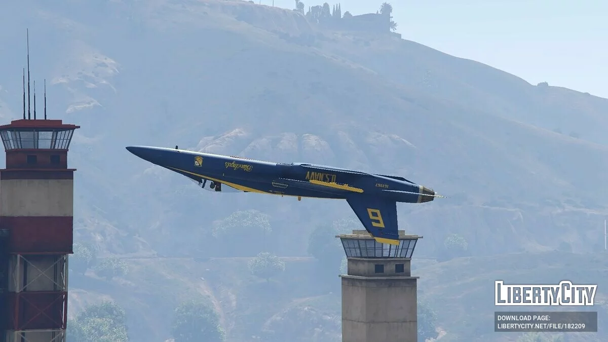 F/A-18C Hornet Blue Angels US Navy Display Team 2.0 / GTA 5