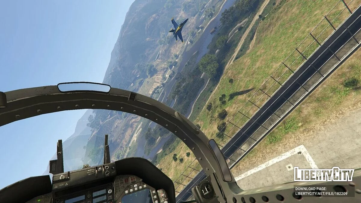 F/A-18C Hornet Blue Angels US Navy Display Team 2.0 / GTA 5