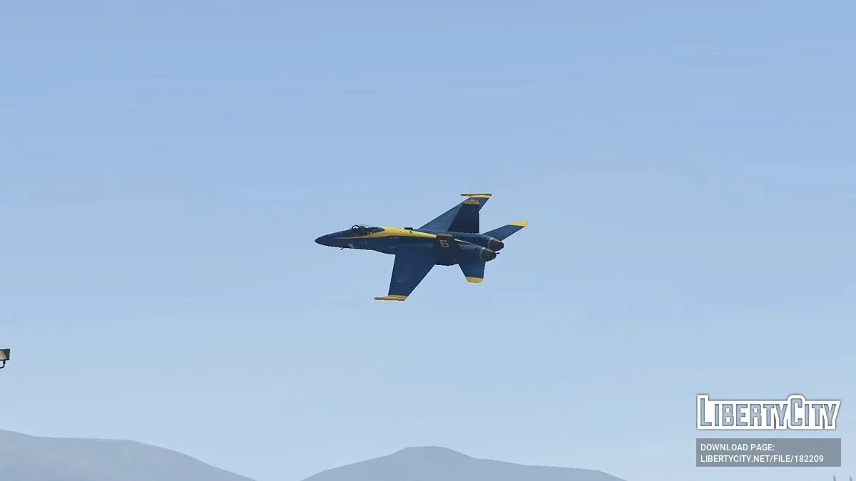 F/A-18C Hornet Blue Angels US Navy Display Team 2.0 / GTA 5