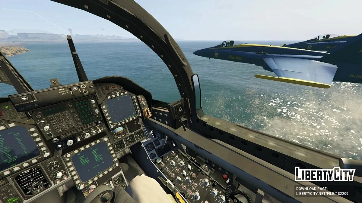 F/A-18C Hornet Blue Angels US Navy Display Team 2.0 / GTA 5