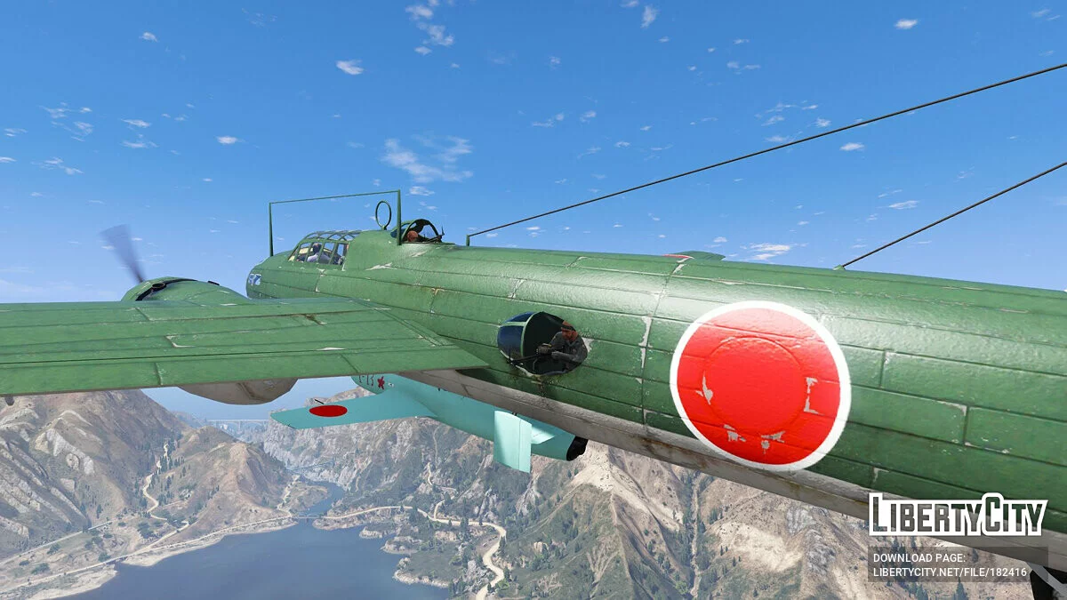 G4M1 Betty + MXY-7 Ohka Kamikaze missile [Add-On] 1.0 / GTA 5