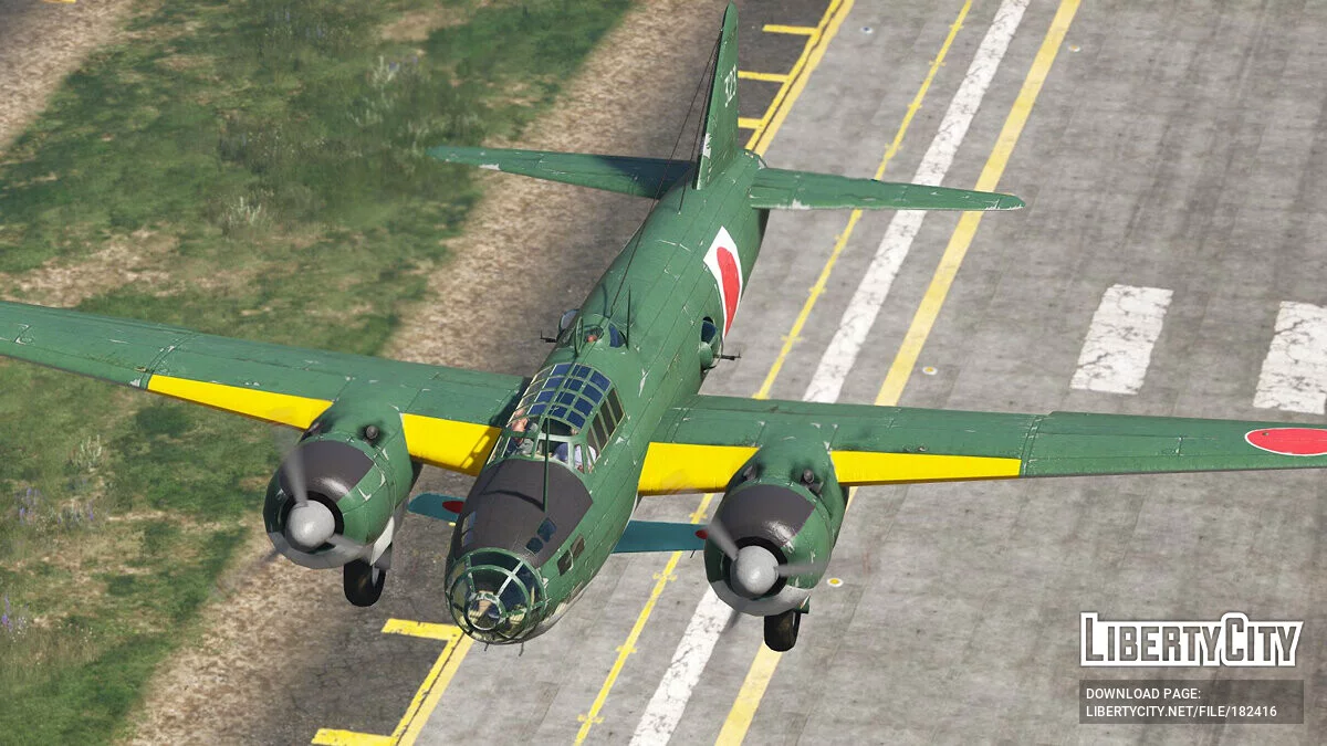 G4M1 Betty + MXY-7 Ohka Kamikaze missile [Add-On] 1.0 / GTA 5