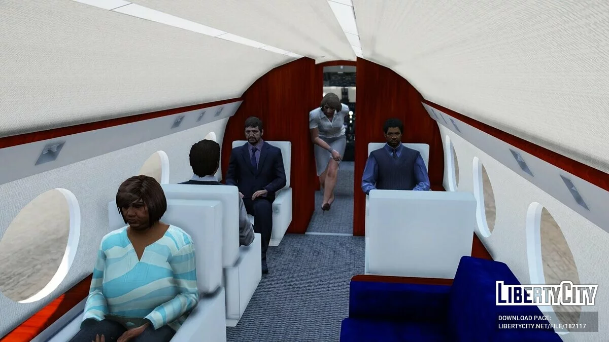 Gulfstream IV Private Jet [Add-On] 1.0 / GTA 5