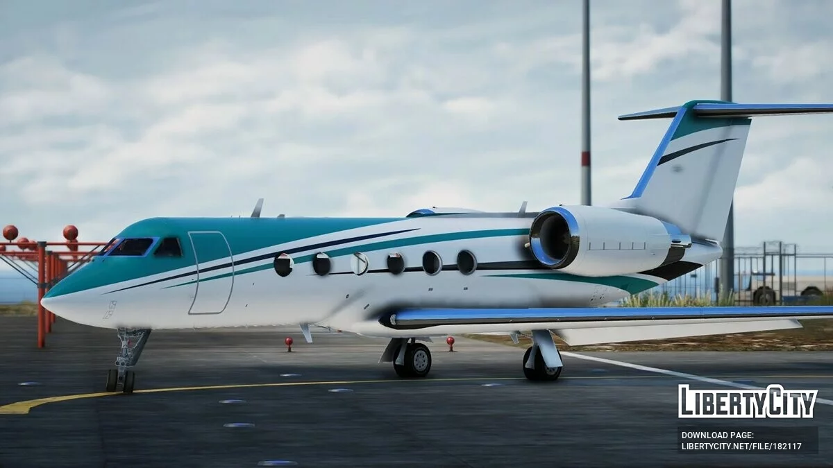 Gulfstream IV Private Jet [Add-On] 1.0 / GTA 5