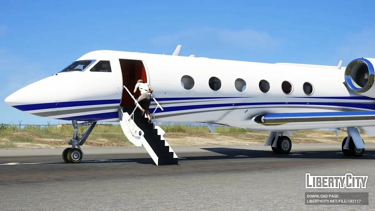 Gulfstream IV Private Jet [Add-On] 1.0 / GTA 5