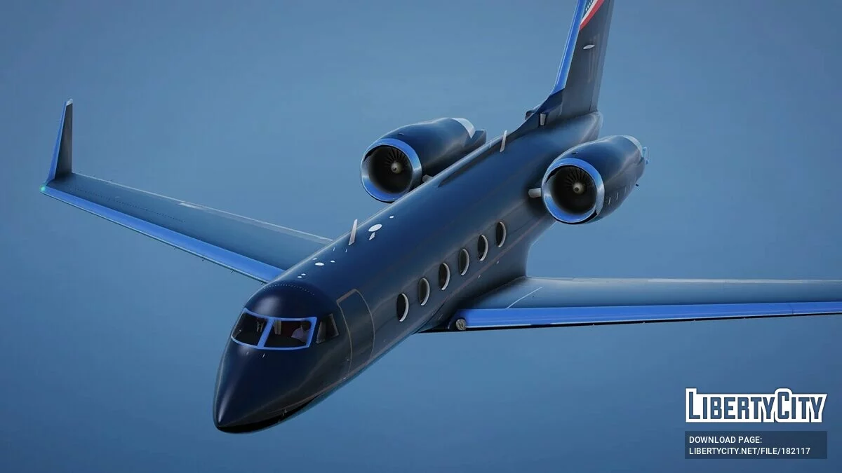 Gulfstream IV Private Jet [Add-On] 1.0 / GTA 5