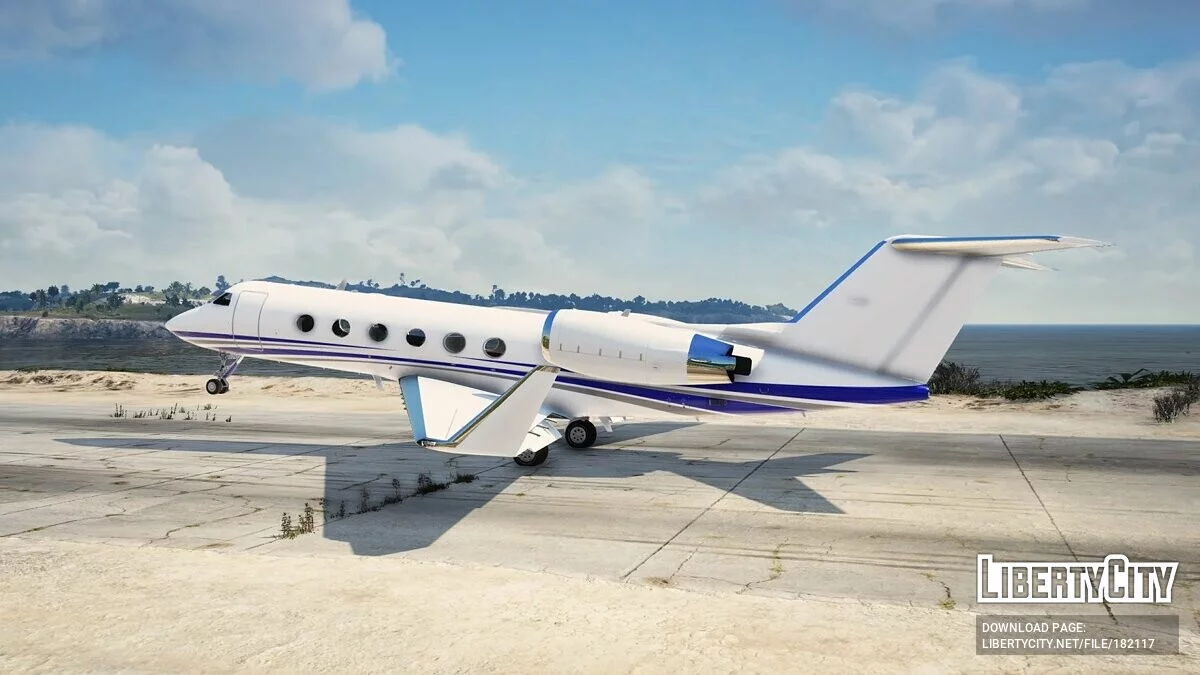 Gulfstream IV Private Jet [Add-On] 1.0 / GTA 5