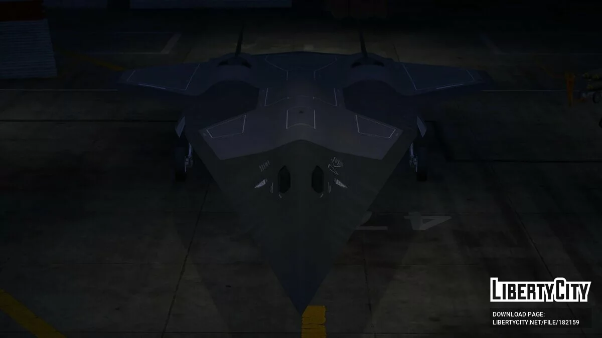 Lockheed Darkstar из «Топ Ган: Мэверик» [Add-On] 1.0 / GTA 5