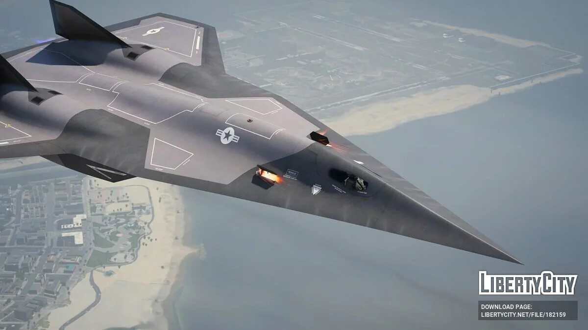 Lockheed Darkstar из «Топ Ган: Мэверик» [Add-On] 1.0 / GTA 5