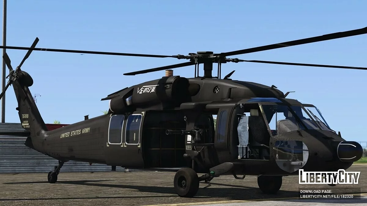 MH-60L Black Hawk «Battle of Mogadishu» [Add-On | LODs] 1.0 / GTA 5