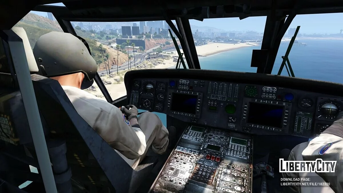 MH-60L Black Hawk «Battle of Mogadishu» [Add-On | LODs] 1.0 / GTA 5