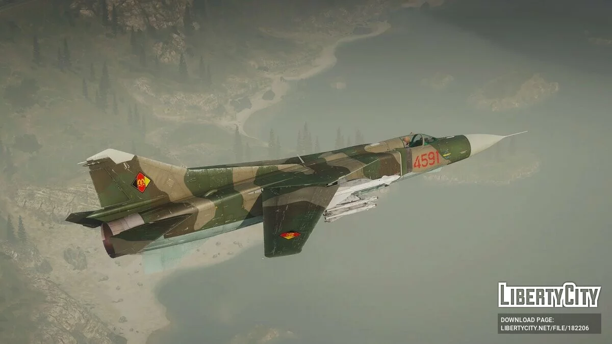 Mig-23M Flogger [Add-On] 1.0 / GTA 5